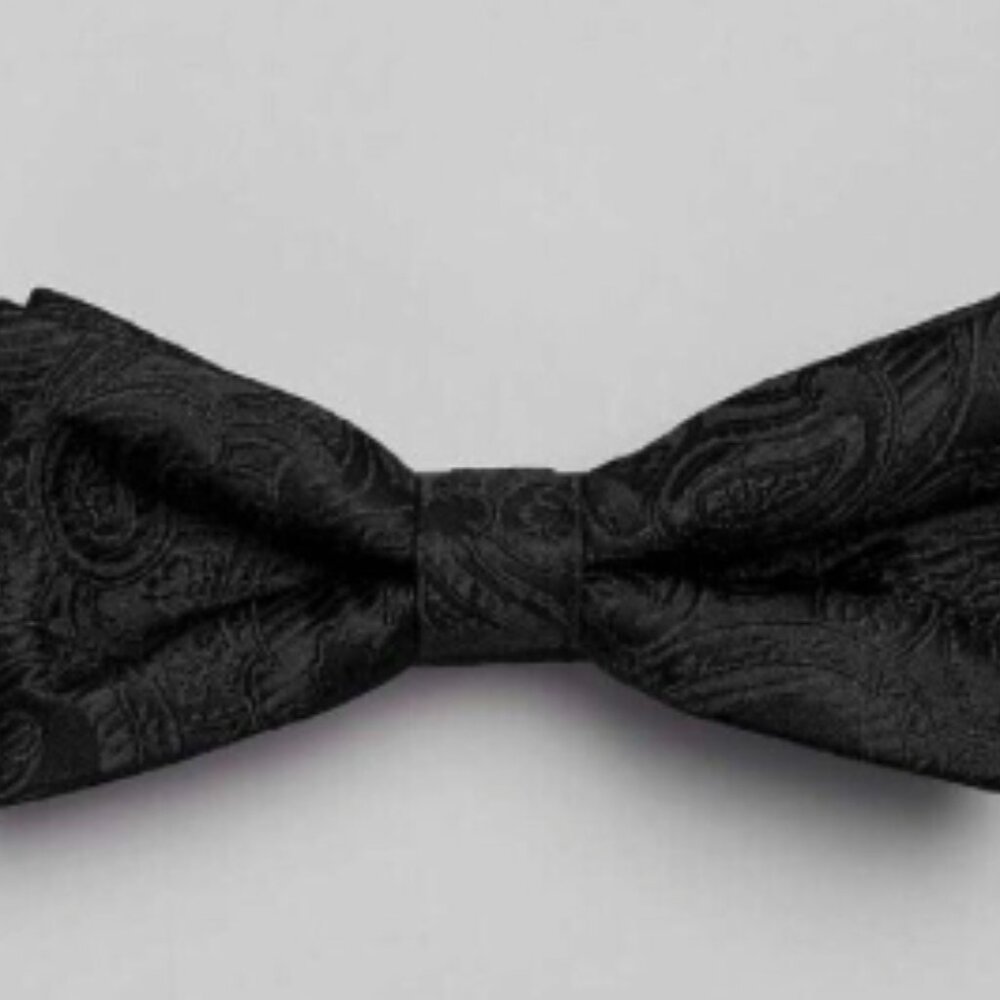 Jos. A. Bank Textured Paisley Pre-Tied Bow Tie